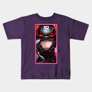 Anime Race Girl | High Quality Anime Artwork | Chibi Manga Anime Art Kids T-Shirt